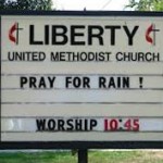 Praying for rain